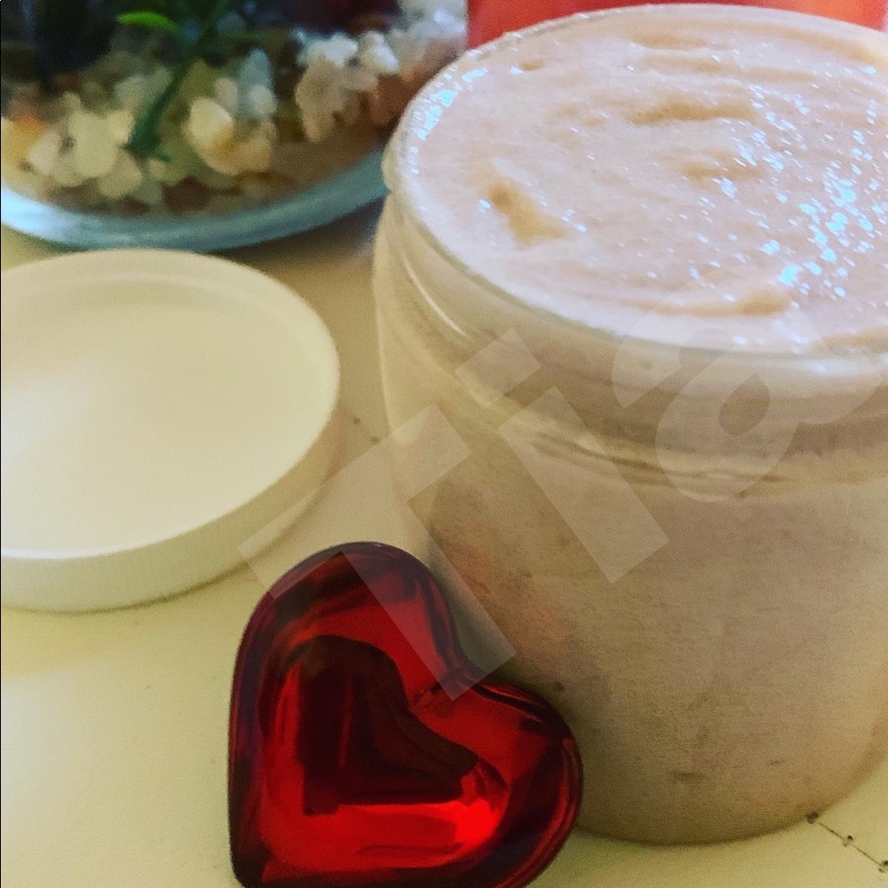 Rose gold sugar body scrub